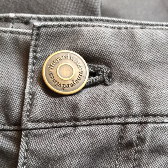 Vineyard Vines Martha’s Vineyard deep grey 5 pocket cotton/spandex pants - Picture 8 of 8